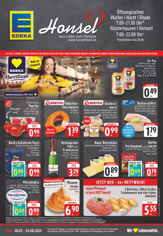 EDEKA Katalog in Haltern am See | Top-Angebote für Sparfüchse | 2025-07-27T00:00:00.000Z - 2025-08-02T00:00:00.000Z