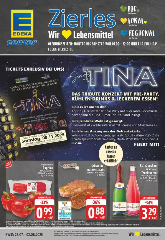 EDEKA Katalog in Haltern am See | Aktuelle Schnäppchen und Angebote | 2025-07-27T00:00:00.000Z - 2025-08-02T00:00:00.000Z
