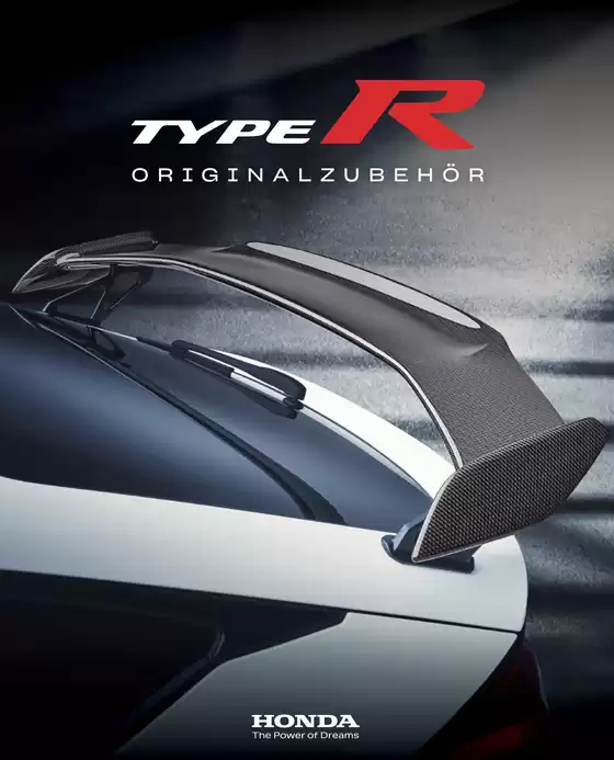 Honda Katalog in Marl | Honda CIVIC TYPE R ZUBEHÖRBROSCHÜRE | 2025-07-29T00:00:00.000Z - 2026-07-29T00:00:00.000Z