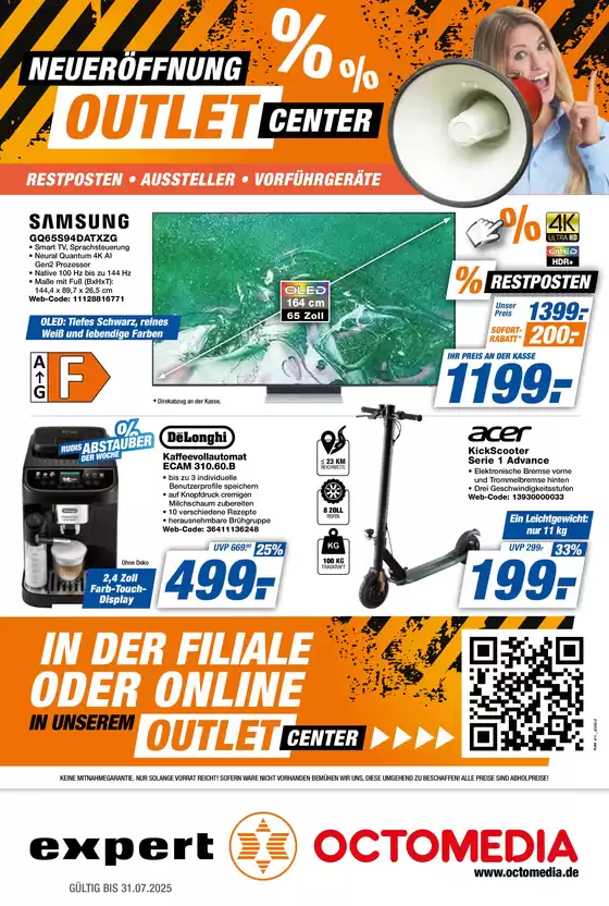 expert Octomedia Katalog in Berlin | Unsere besten Schnäppchen | 2025-07-29T00:00:00.000Z - 2025-07-31T00:00:00.000Z