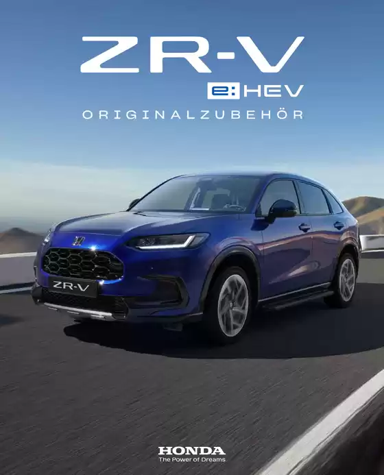 Honda Katalog in Neustrelitz | Honda ZR-V ZUBEHÖRBROSCHÜRE | 2025-07-30T00:00:00.000Z - 2026-07-30T00:00:00.000Z