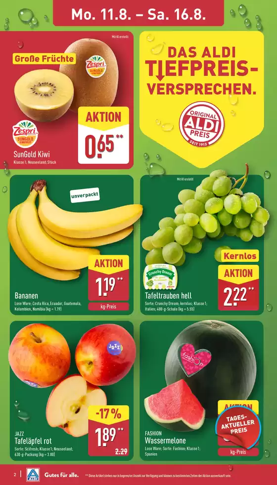 Tolles Angebot für alle Kunden