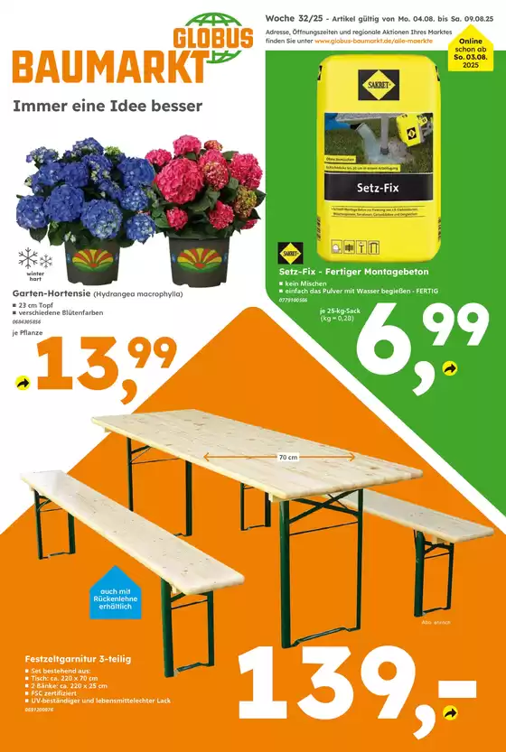 Globus Baumarkt prospekt