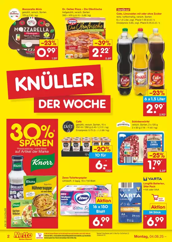 Rabatte und Aktionen