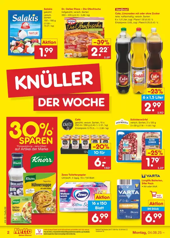 Sonderangebote für Sie