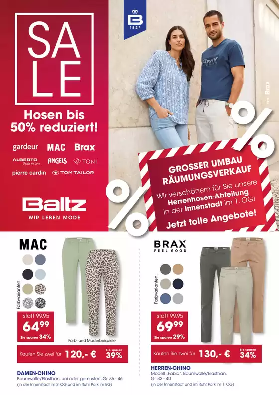 Hosen bis 50% Reduziert!
