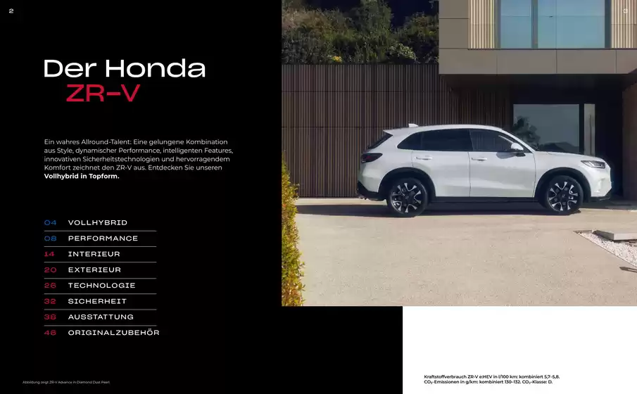 Honda ZR-V Broschüre