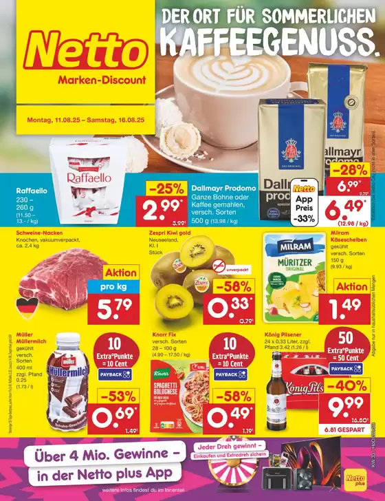 Netto Marken-Discount Katalog in Hildesheim | Top-Angebote für alle Schnäppchenjäger | 2025-08-11T00:00:00.000Z - 2025-08-16T00:00:00.000Z