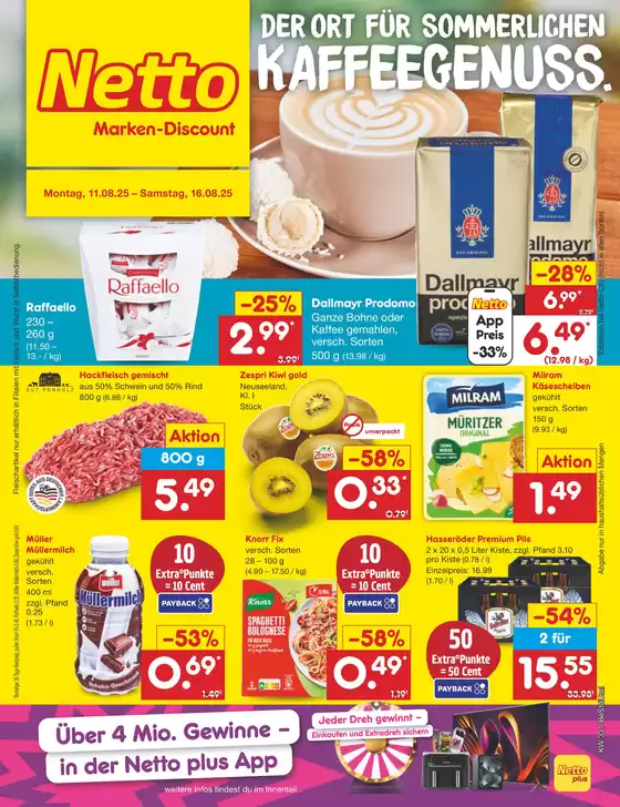 Netto Marken-Discount Katalog in Worms | Filial-Angebote | 2025-08-11T00:00:00.000Z - 2025-08-16T00:00:00.000Z