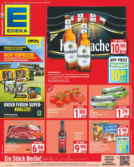 EDEKA Katalog in Berlin | Edeka flugblatt | 2025-08-10T00:00:00.000Z - 2025-08-16T00:00:00.000Z