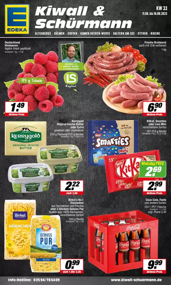 EDEKA Katalog in Unna | Unsere besten Angebote für Sie | 2025-08-10T00:00:00.000Z - 2025-08-16T00:00:00.000Z
