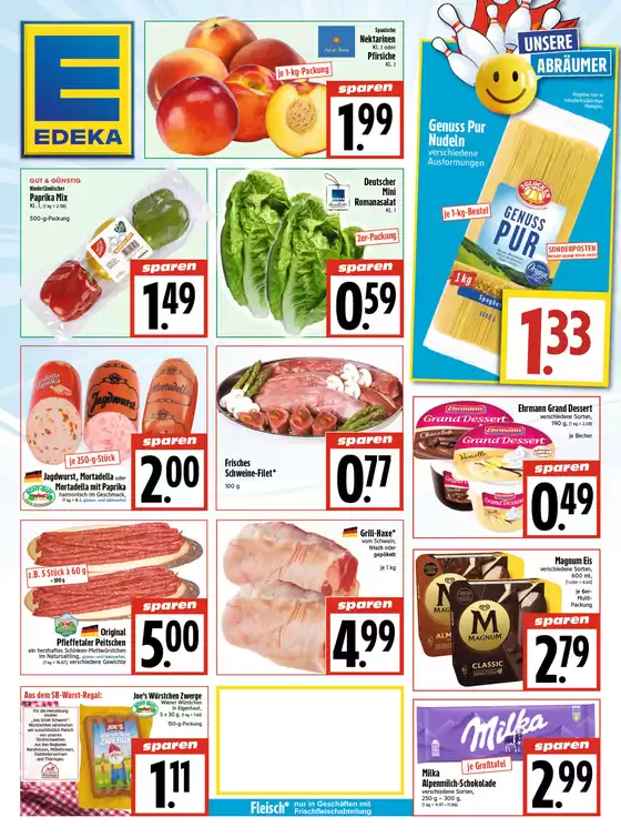 EDEKA Katalog in Göttingen | Top-Angebote für alle Schnäppchenjäger | 2025-08-10T00:00:00.000Z - 2025-08-16T00:00:00.000Z