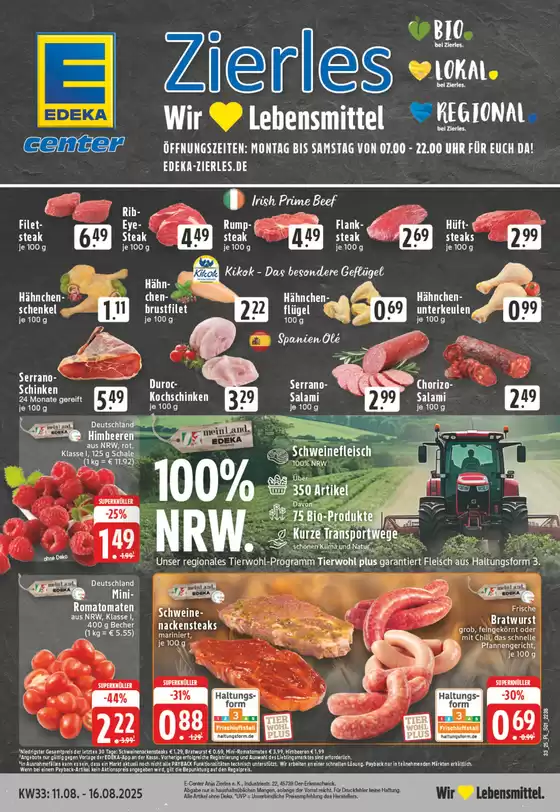 EDEKA Katalog in Dortmund | Große Auswahl an Angeboten | 2025-08-10T00:00:00.000Z - 2025-08-16T00:00:00.000Z