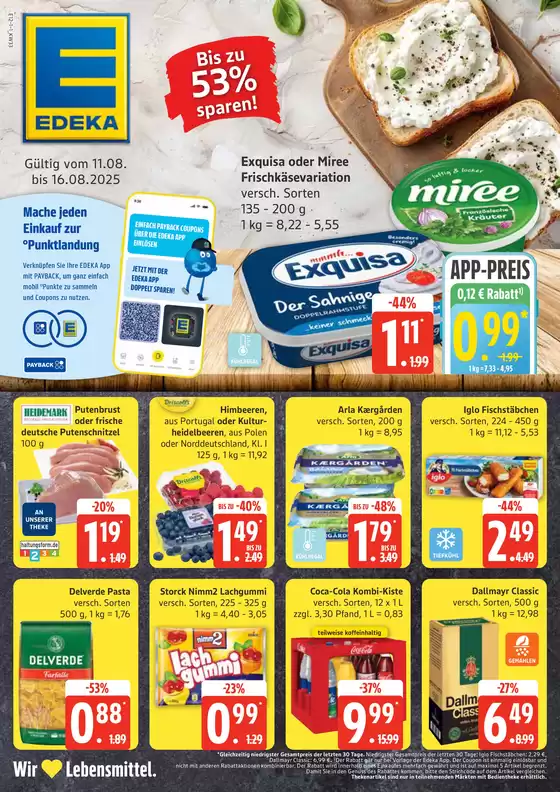 EDEKA Katalog in Stralsund | Unsere besten Deals für Sie | 2025-08-10T00:00:00.000Z - 2025-08-16T00:00:00.000Z