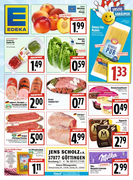 EDEKA Katalog in Göttingen | Exklusive Schnäppchen | 2025-08-10T00:00:00.000Z - 2025-08-16T00:00:00.000Z