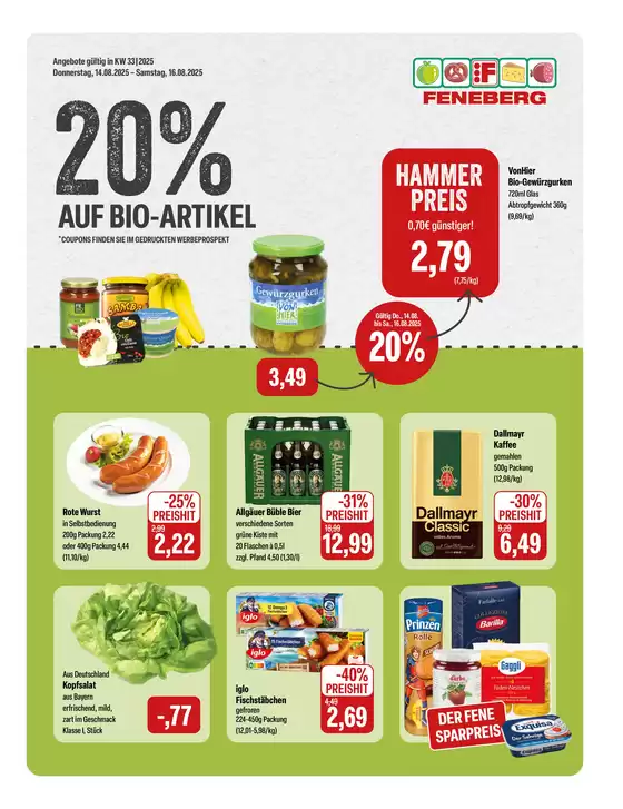 Feneberg Katalog | Angebot Feneberg | 2025-08-14T00:00:00.000Z - 2025-08-16T00:00:00.000Z