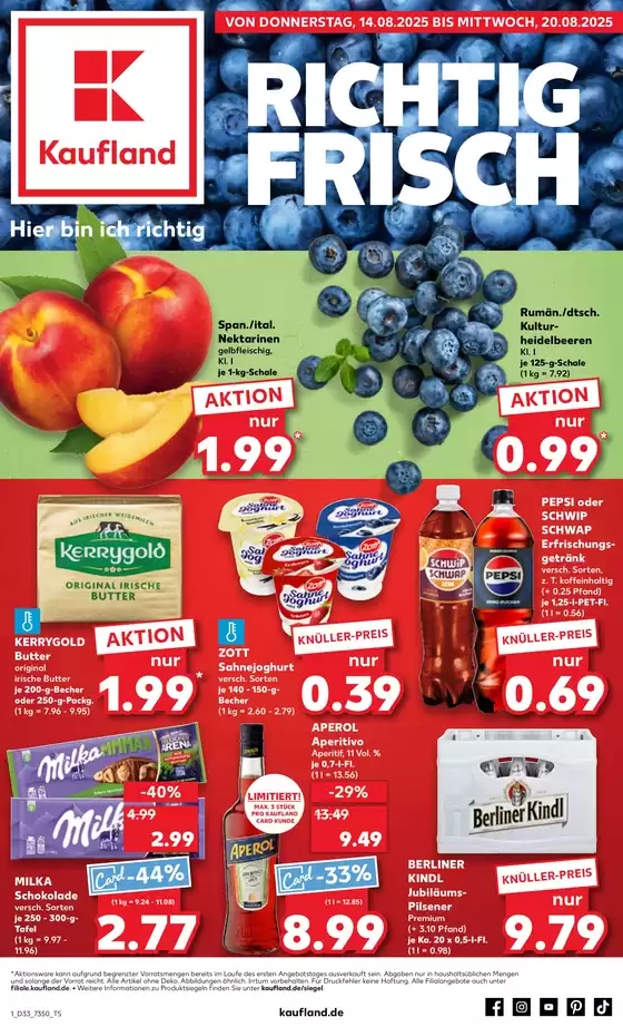 Kaufland Katalog | Sonderangebote für Sie | 2025-08-10T00:00:00.000Z - 2025-08-20T00:00:00.000Z