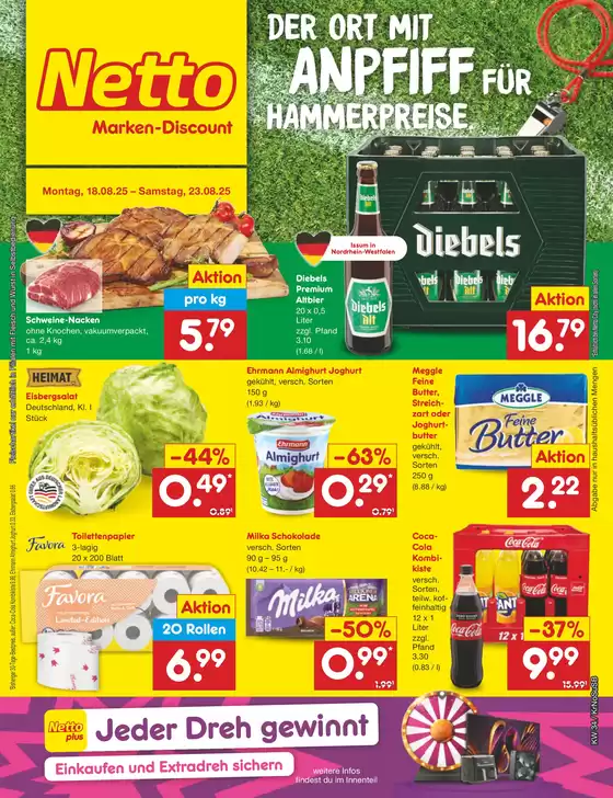 Netto Marken-Discount Katalog in Neuss | Top-Angebote für alle Schnäppchenjäger | 2025-08-18T00:00:00.000Z - 2025-08-23T00:00:00.000Z