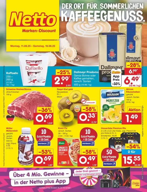 Netto Marken-Discount Katalog in Gera | Unsere besten Angebote für Sie | 2025-08-11T00:00:00.000Z - 2025-08-16T00:00:00.000Z
