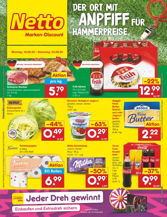 Netto Marken-Discount Katalog in Neuss | Große Auswahl an Angeboten | 2025-08-18T00:00:00.000Z - 2025-08-23T00:00:00.000Z