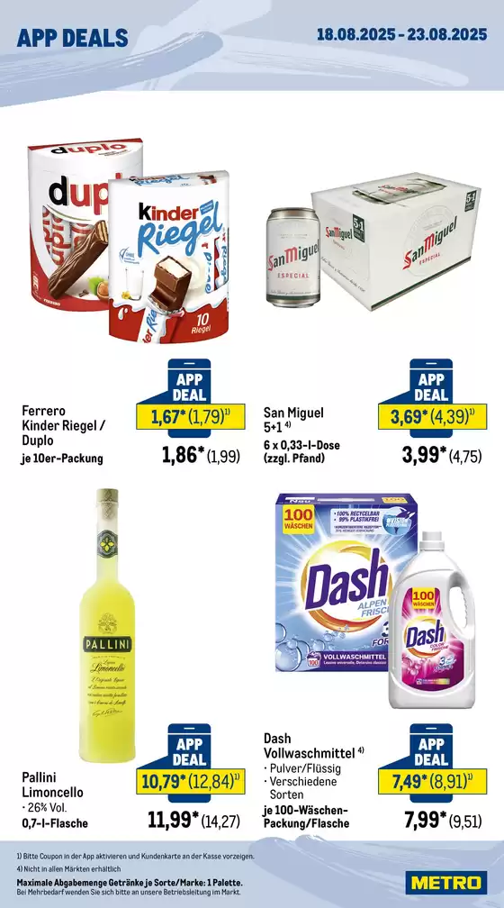 Jetzt sparen mit unseren Deals
