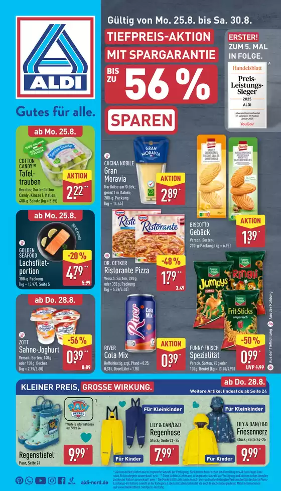 Aldi Nord Katalog in Straubing | Top-Deals für alle Kunden | 2025-08-25T00:00:00.000Z - 2025-08-30T00:00:00.000Z