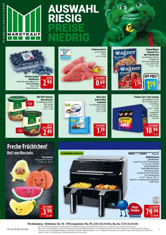 Marktkauf Katalog in Schloß Holte-Stukenbrock | Top-Angebote für alle Schnäppchenjäger | 2025-08-18T00:00:00.000Z - 2025-08-23T00:00:00.000Z