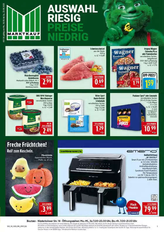 Marktkauf Katalog in Schloß Holte-Stukenbrock | Tolles Angebot für Schnäppchenjäger | 2025-08-18T00:00:00.000Z - 2025-08-23T00:00:00.000Z