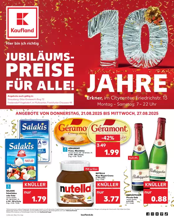 Kaufland Katalog | Top-Deals und Rabatte | 2025-08-17T00:00:00.000Z - 2025-08-27T00:00:00.000Z