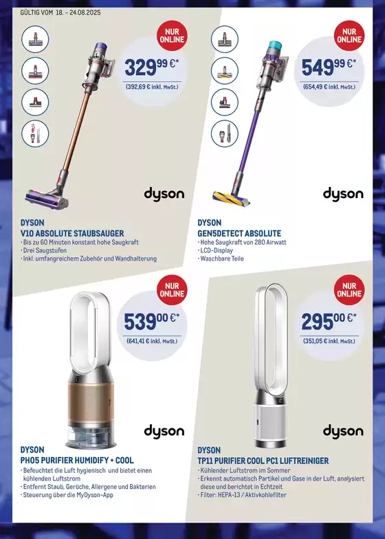 Online: Dyson-Angebote