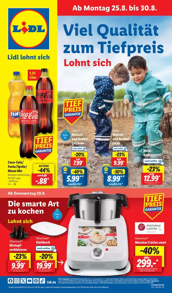 Lidl Katalog | Tolle Rabatte auf ausgewählte Produkte | 2025-08-25T00:00:00.000Z - 2025-08-30T00:00:00.000Z