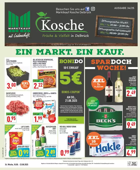 Neue Angebote zum Entdecken