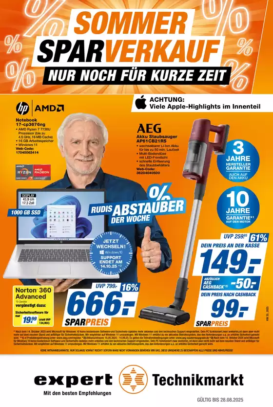 Expert Katalog in Rosenheim | Expert flugblatt | 2025-08-22T00:00:00.000Z - 2025-08-28T00:00:00.000Z