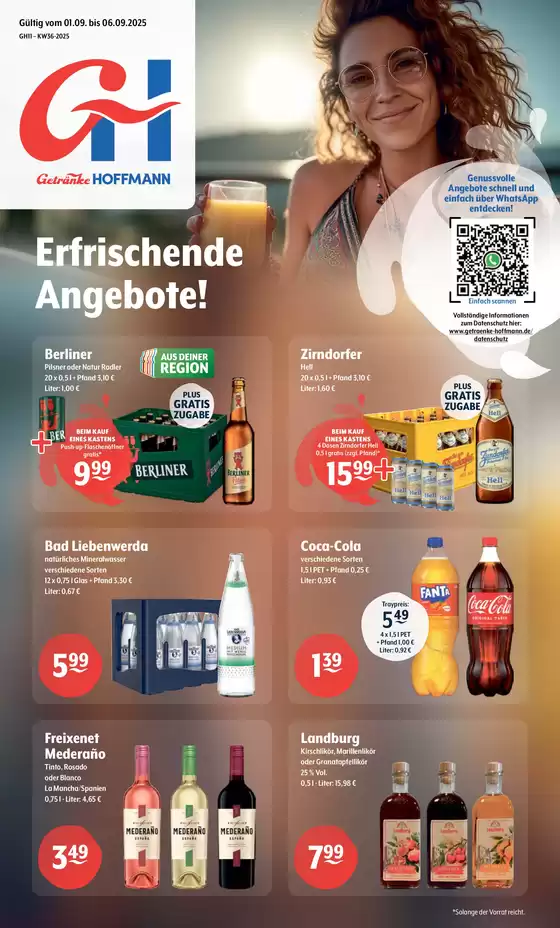 Getränke Hoffmann flugblatt