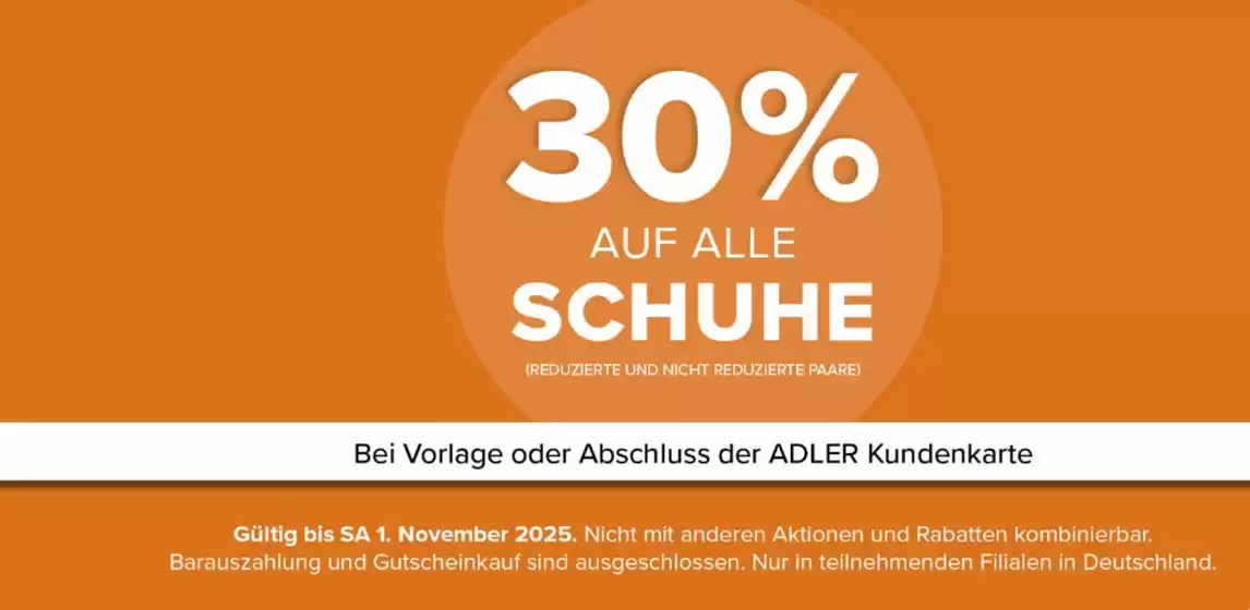 30% Auf Alle Schuhe