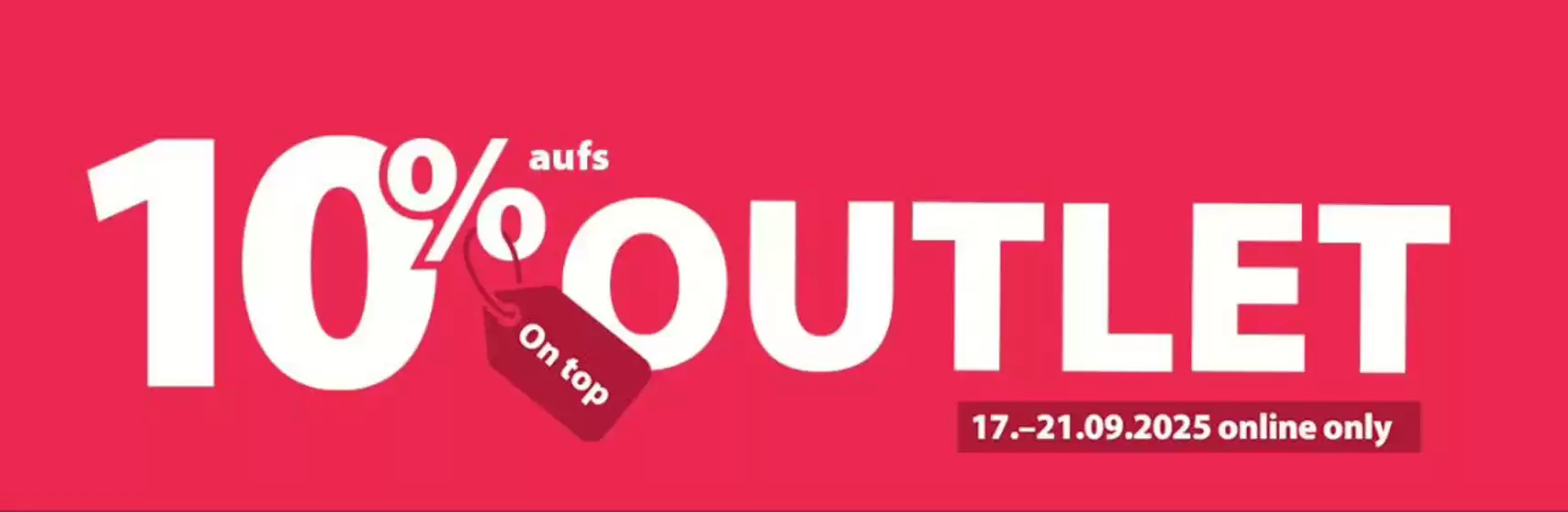 10% Aufs Outlet