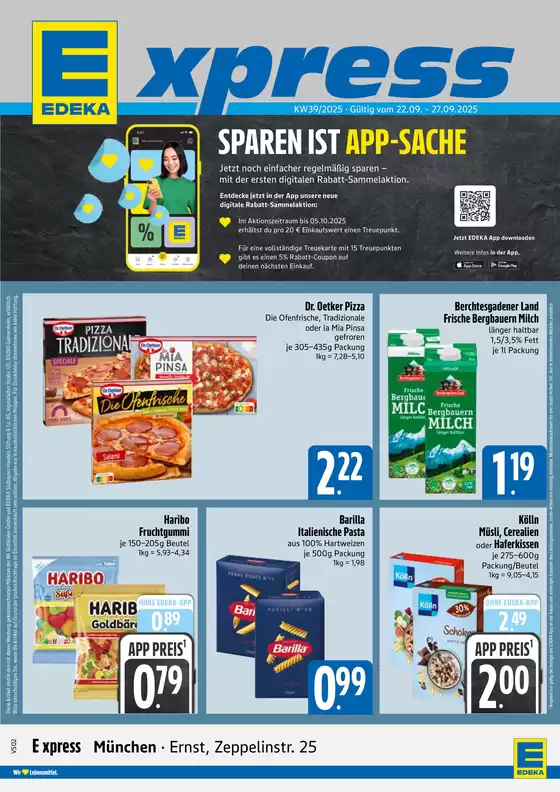 EDEKA Katalog | Tolles Angebot für Schnäppchenjäger | 2025-09-21T00:00:00.000Z - 2025-09-27T00:00:00.000Z