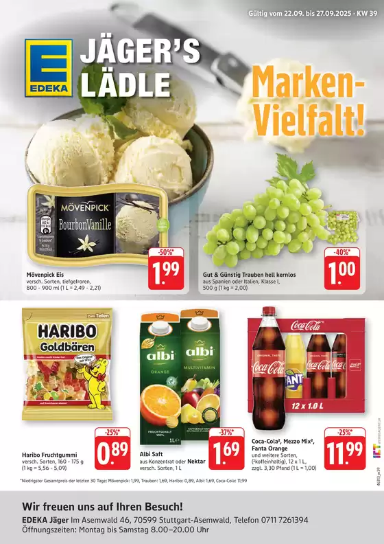 EDEKA Katalog in Mannheim | Jetzt sparen mit unseren Deals | 2025-09-21T00:00:00.000Z - 2025-09-27T00:00:00.000Z