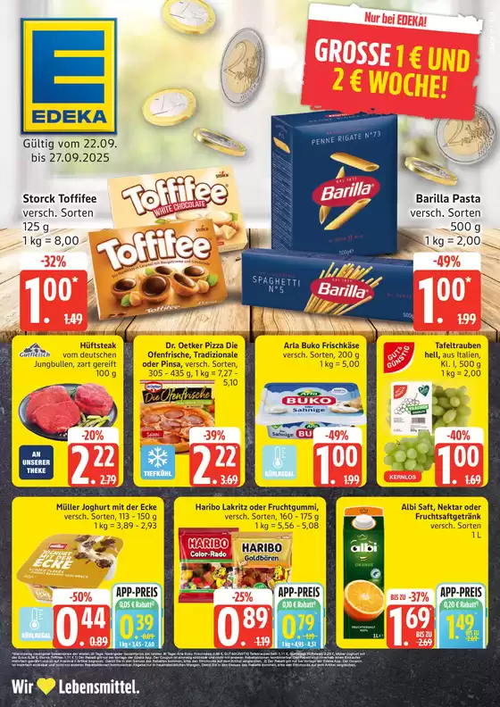 EDEKA Katalog in Harrislee | Angebote für Schnäppchenjäger | 2025-09-21T00:00:00.000Z - 2025-09-27T00:00:00.000Z