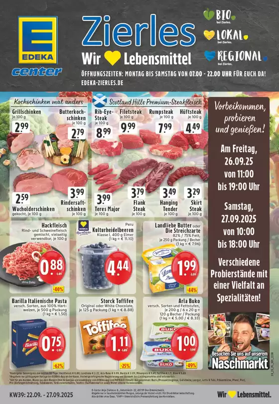 EDEKA Katalog in Bochum | Unsere besten Schnäppchen | 2025-09-21T00:00:00.000Z - 2025-09-27T00:00:00.000Z