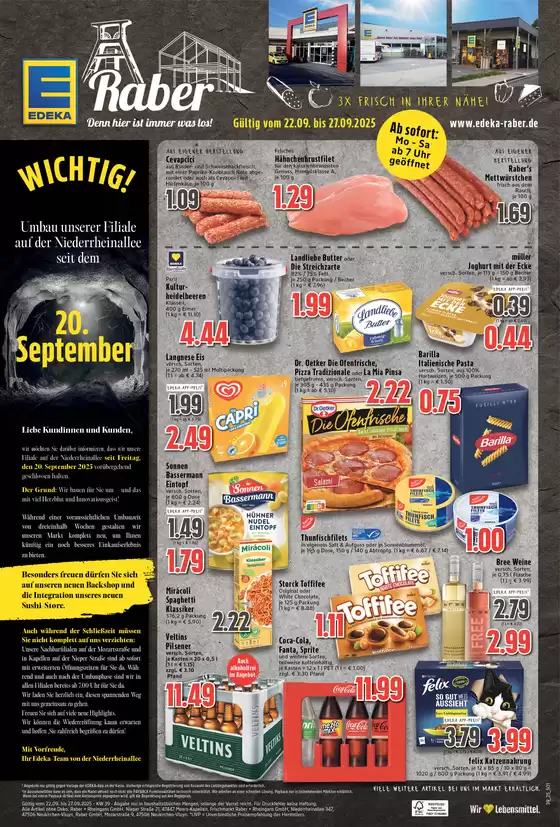 EDEKA Katalog in Willich | Aktuelle Deals und Angebote | 2025-09-21T00:00:00.000Z - 2025-09-27T00:00:00.000Z