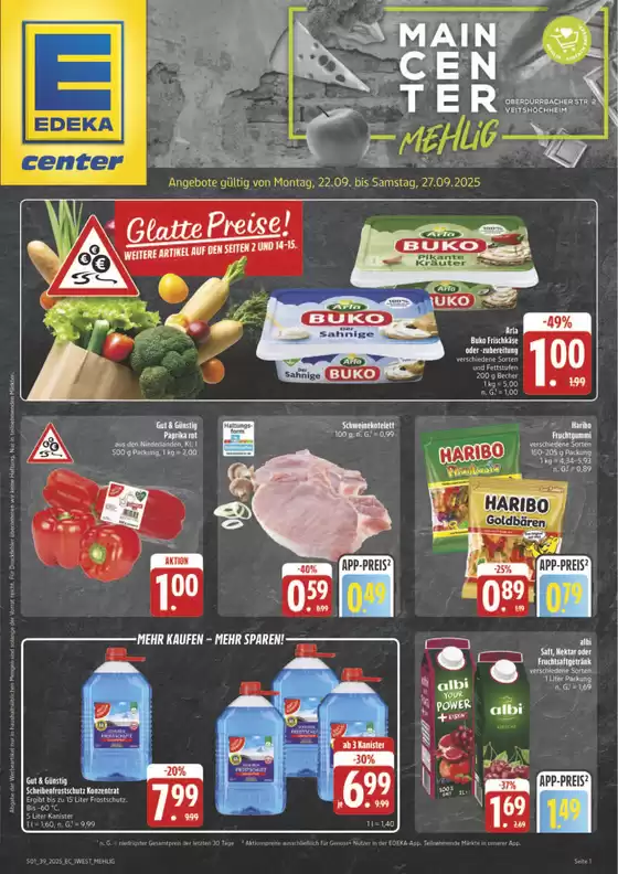 EDEKA Katalog | Top-Deals und Rabatte | 2025-09-21T00:00:00.000Z - 2025-09-27T00:00:00.000Z