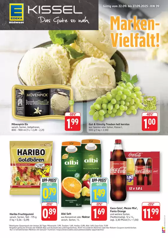 EDEKA Katalog in Mannheim | Top-Deals und Rabatte | 2025-09-21T00:00:00.000Z - 2025-09-27T00:00:00.000Z