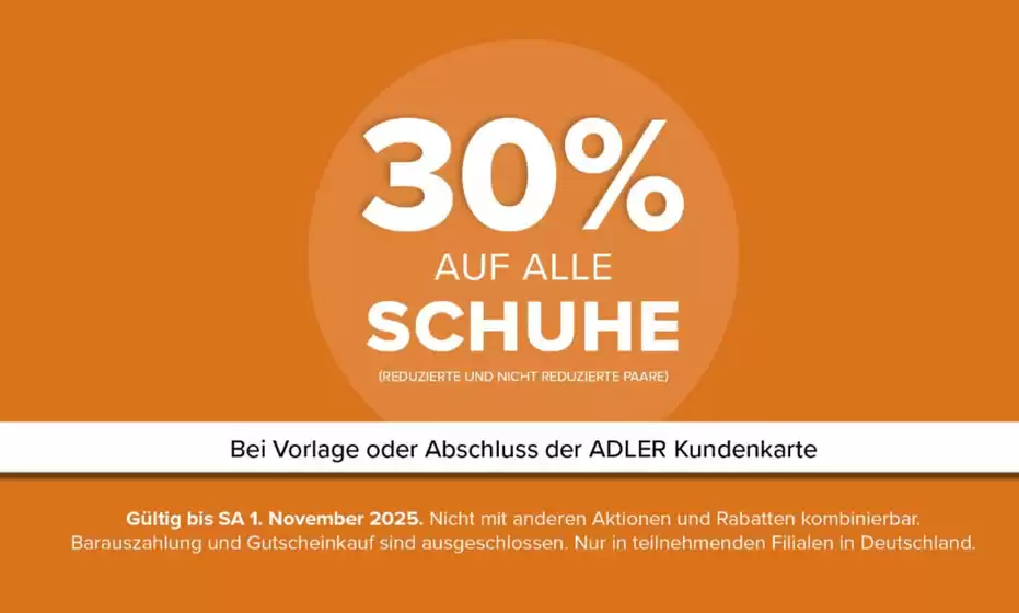 30% Auf Alle Schune