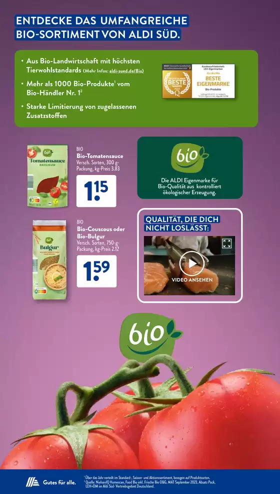 Aldi Süd | Native X | Aldi Süd Gebiet | 29.09.- 24.10.25
