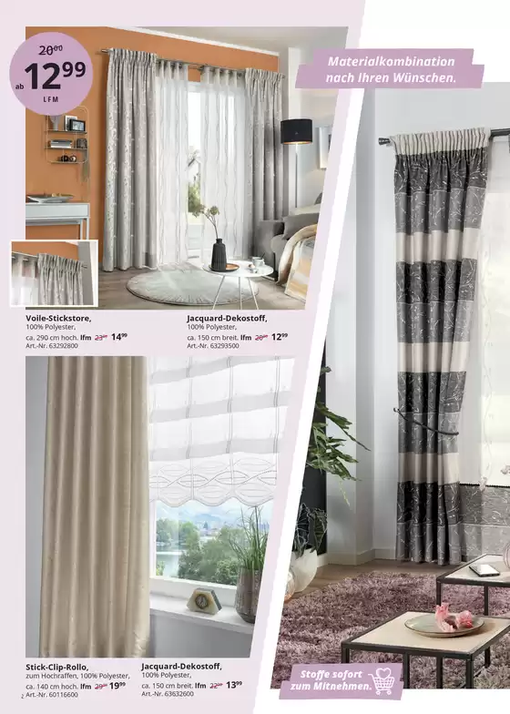 Gardinen-Lagerware