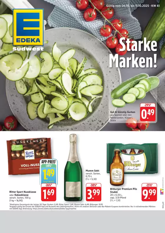 EDEKA Katalog in Hameln | Aktuelle Sonderaktionen | 2025-10-05T00:00:00.000Z - 2025-10-11T00:00:00.000Z