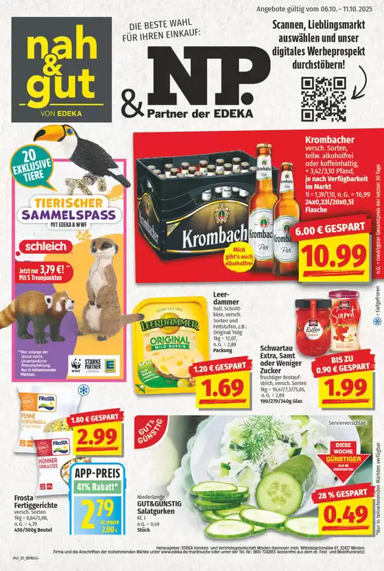 EDEKA Katalog in Hannover | Aktuelle Schnäppchen und Angebote | 2025-10-05T00:00:00.000Z - 2025-10-11T00:00:00.000Z
