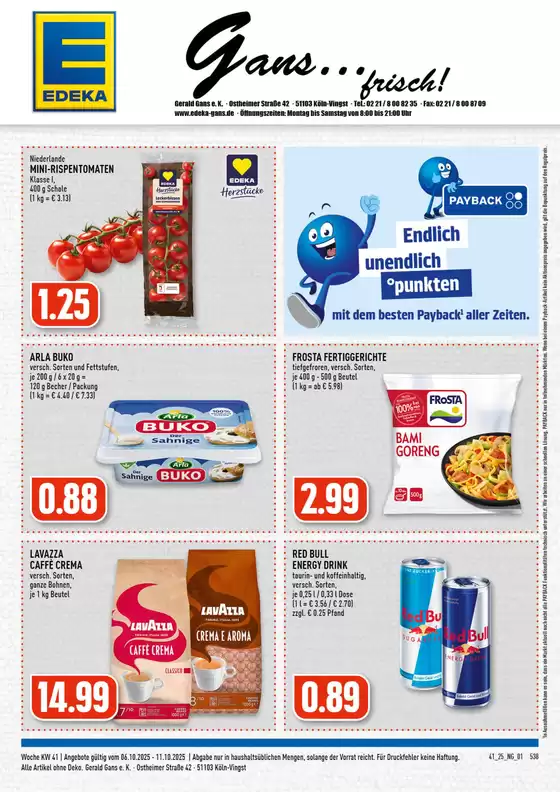 EDEKA Katalog in Hameln | Top-Deals und Rabatte | 2025-10-05T00:00:00.000Z - 2025-10-11T00:00:00.000Z