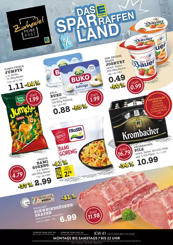EDEKA Katalog in Hameln | Exklusive Schnäppchen | 2025-10-05T00:00:00.000Z - 2025-10-11T00:00:00.000Z